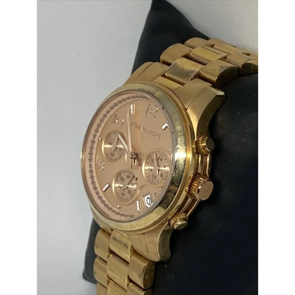 Michael Kors Runway MK5128 Women Stainless Steel Analog Dial Quartz Watch UC846